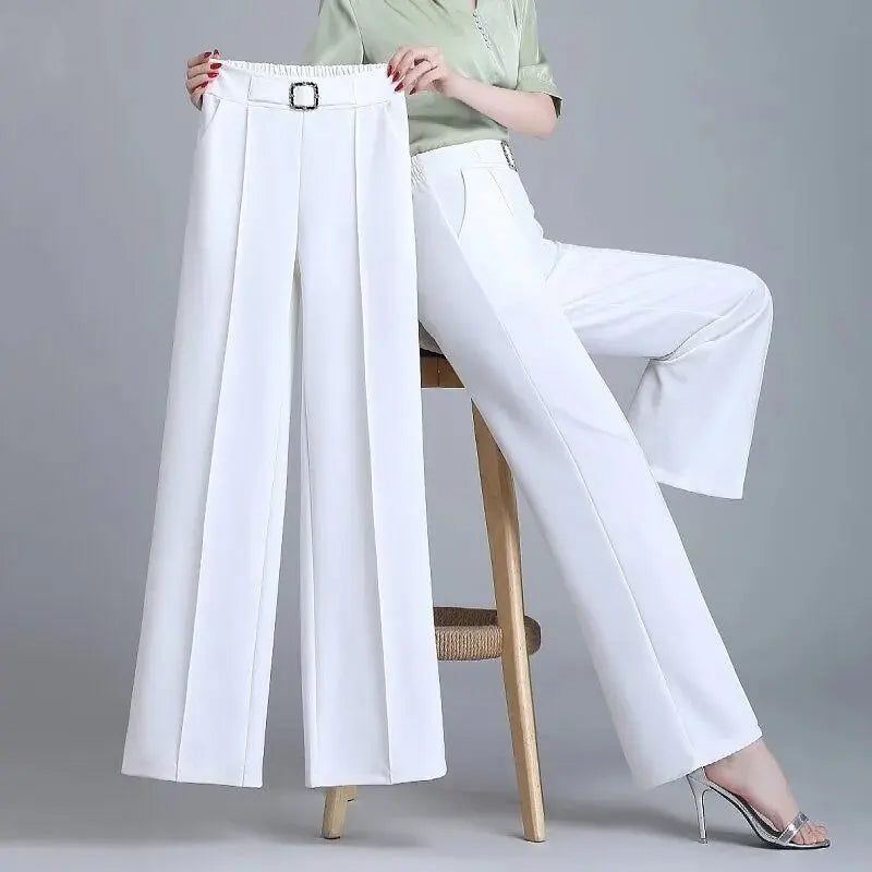 Hannah Clay Stretch Crepe Pants