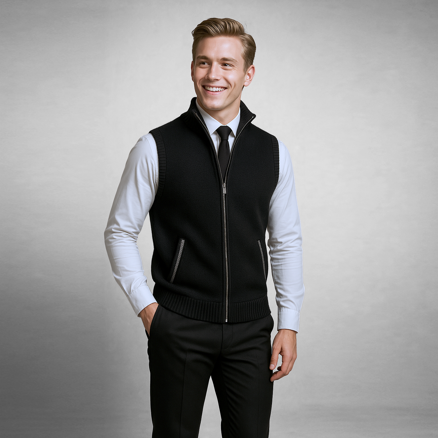 Kerriston Full-Zip Sweater Vest