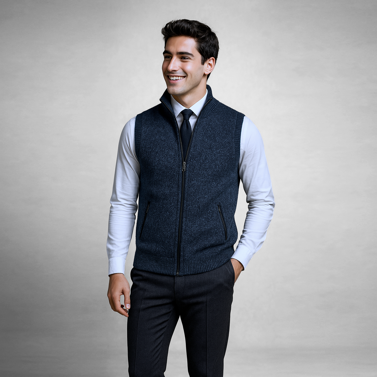 Kerriston Full-Zip Sweater Vest