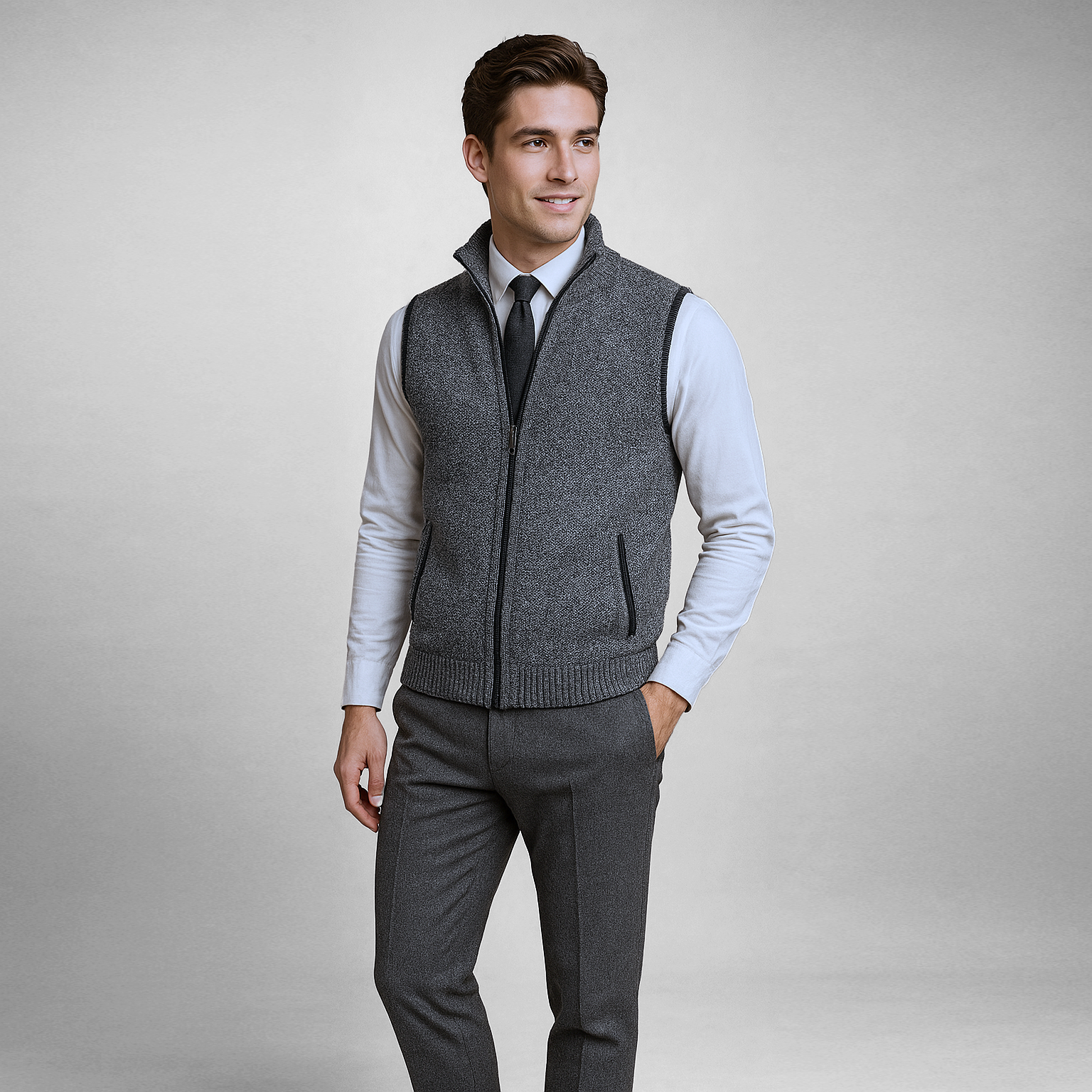 Kerriston Full-Zip Sweater Vest