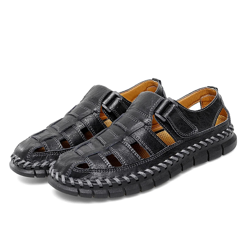 Renzo Genuine Leather Sandals