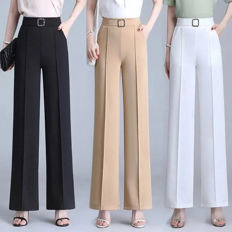 Hannah Clay Stretch Crepe Pants
