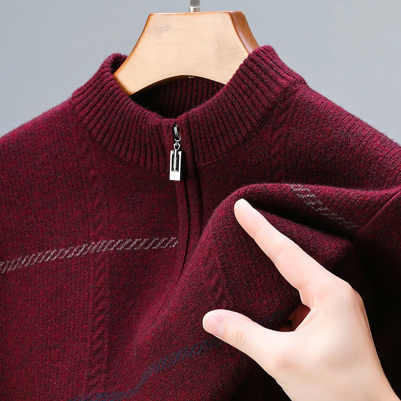 Massimo Prestige Zip-Up Sweater