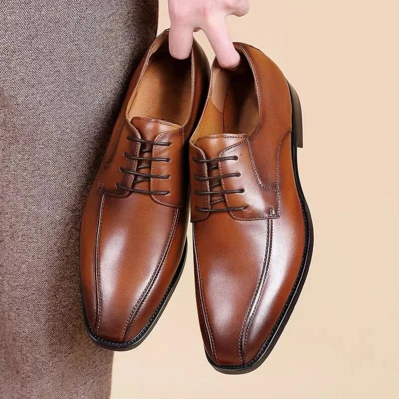 Varenzo Classic Dress Oxfords