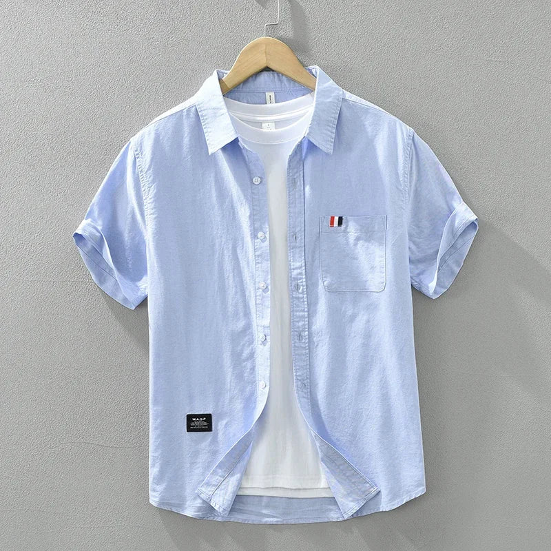 Luke Wellington Striped Short Sleeve Shirt