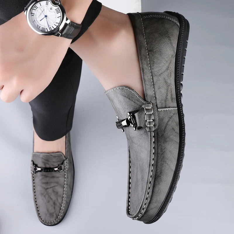 Caleb Morgan Smooth Leather Loafer