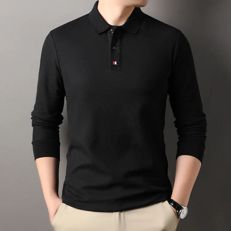 Sebastian Clarke Long Sleeve Polo Shirt