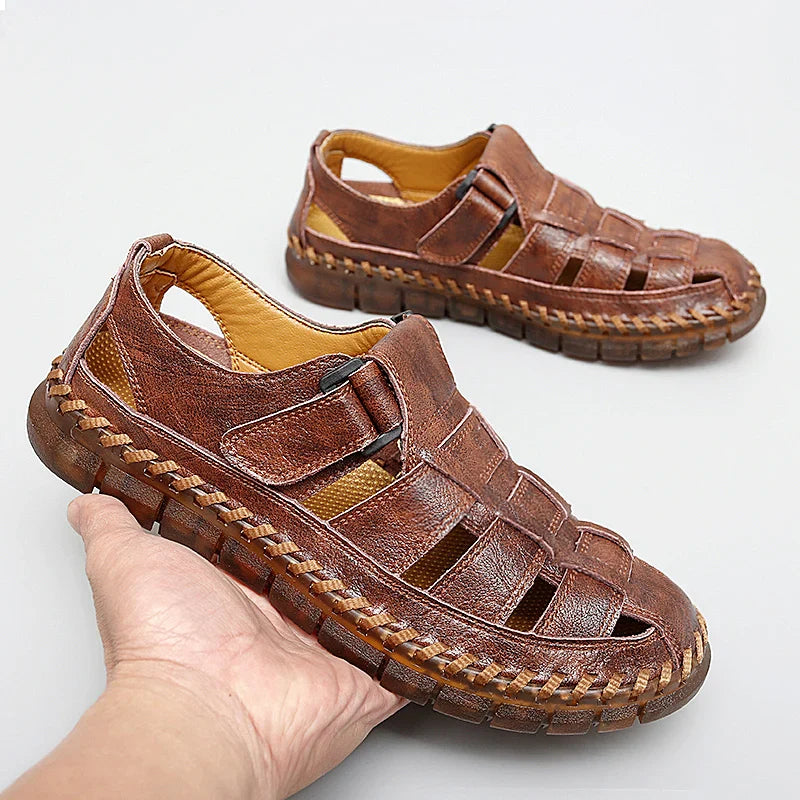 Renzo Genuine Leather Sandals