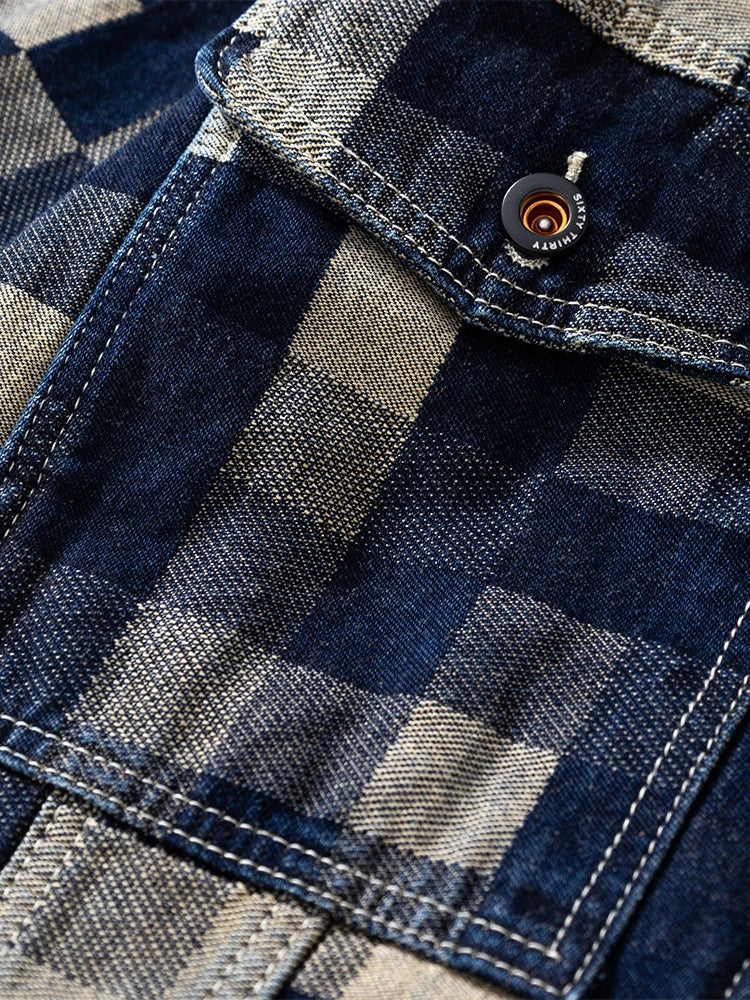 Mosaic Vintage Denim Jacket