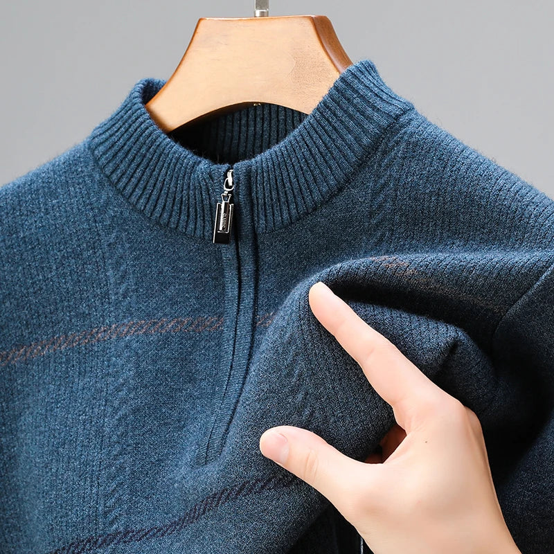 Massimo Prestige Zip-Up Sweater
