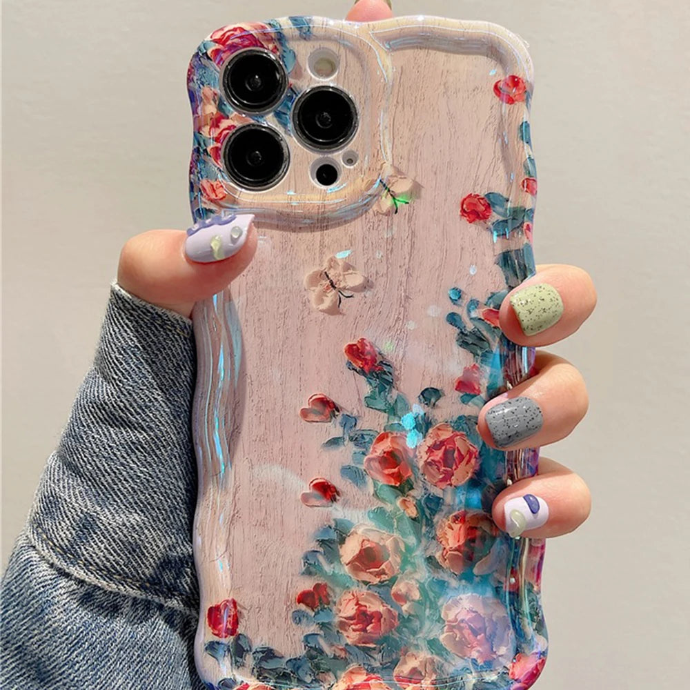Gloss Floral iPhone Case