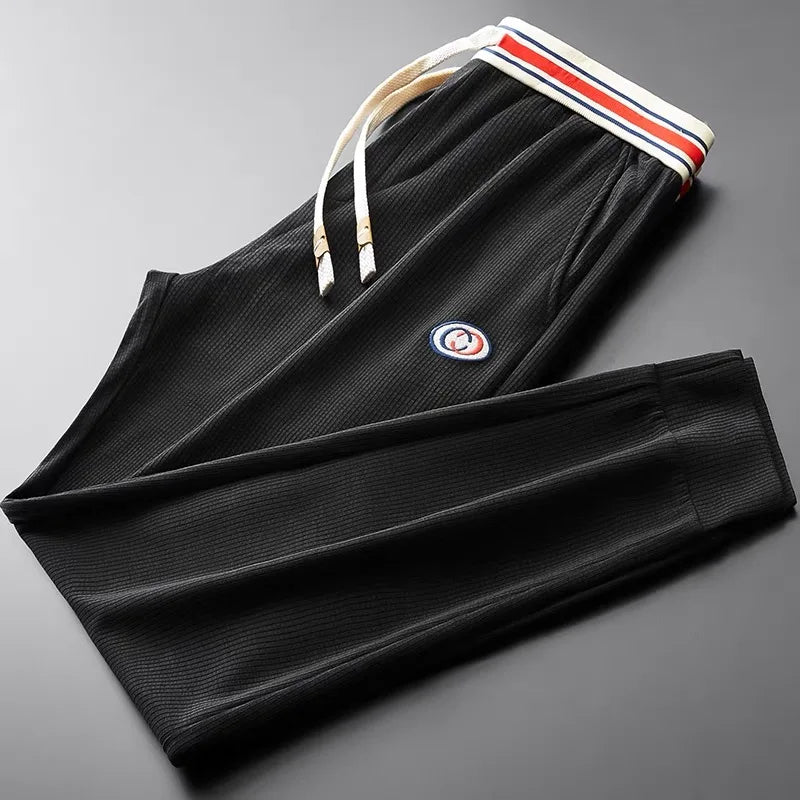 Ethan Cole Striped Rib Joggers