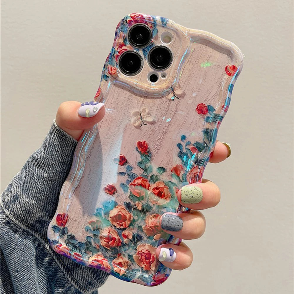 Gloss Floral iPhone Case