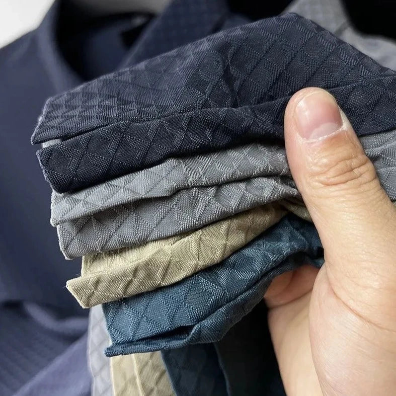 Nuvano Silk Polo Shirt