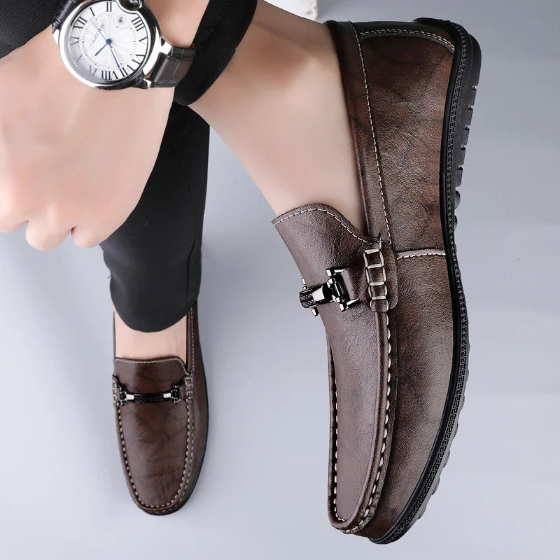 Caleb Morgan Smooth Leather Loafer