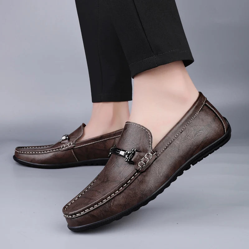 Caleb Morgan Smooth Leather Loafer