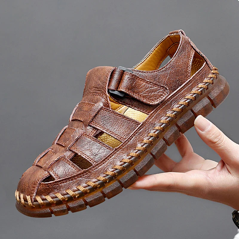 Renzo Genuine Leather Sandals