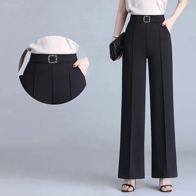 Hannah Clay Stretch Crepe Pants