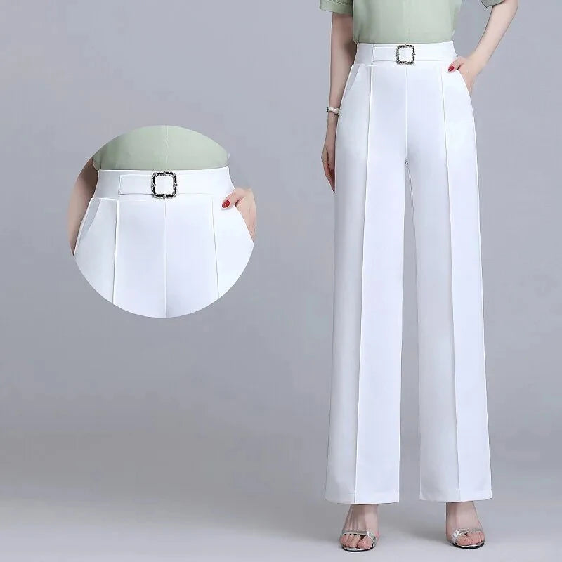 Hannah Clay Stretch Crepe Pants