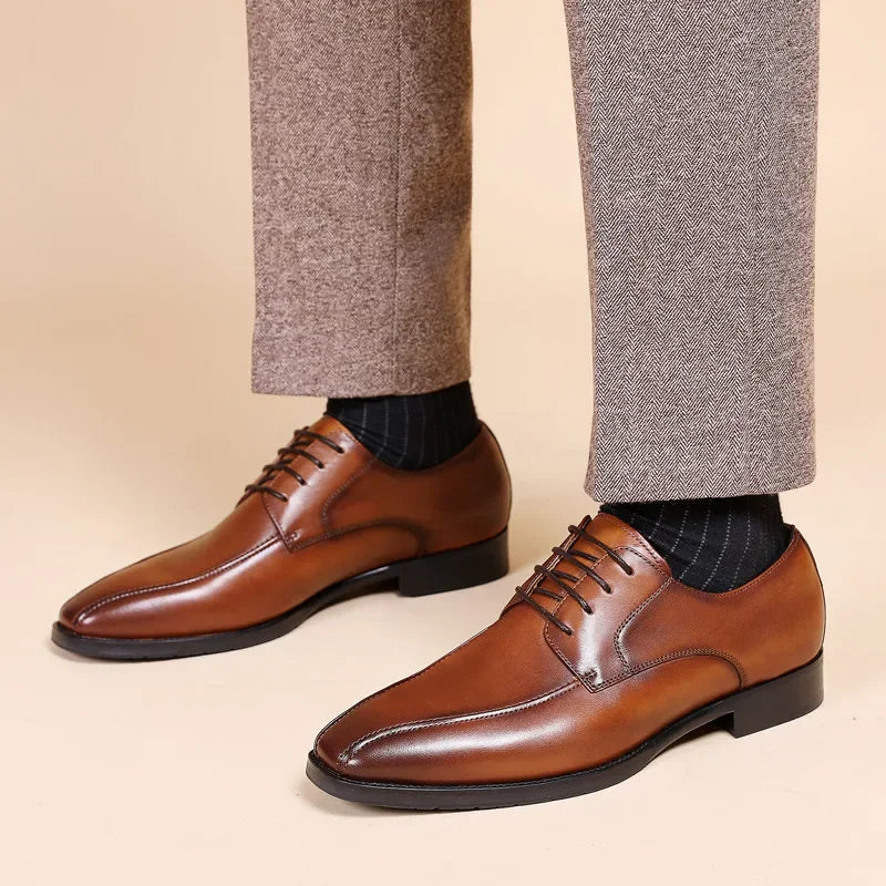 Varenzo Classic Dress Oxfords