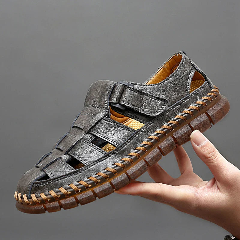 Renzo Genuine Leather Sandals