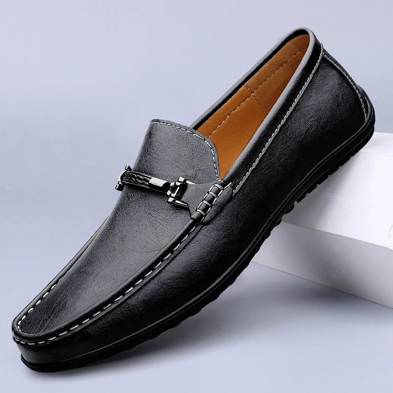 Caleb Morgan Smooth Leather Loafer