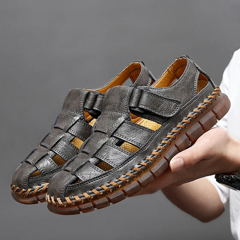Renzo Genuine Leather Sandals