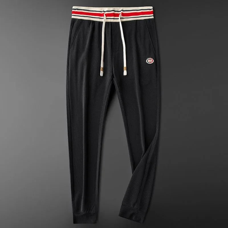 Ethan Cole Striped Rib Joggers