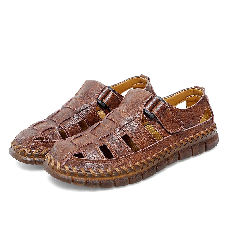 Renzo Genuine Leather Sandals