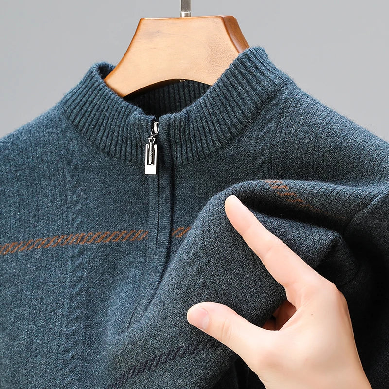 Massimo Prestige Zip-Up Sweater