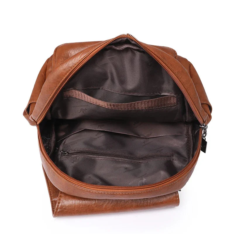 Jessica Woods Leather Backpack