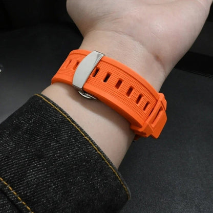 SteelBuckle™️ Silicone Apple Watch Band