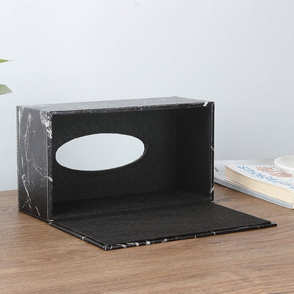 Crafted Marble Tissue Box Holder
