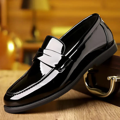 Clarence Gloss Leather Loafers