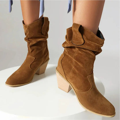 Alison Hart™ Gathered Western Boots