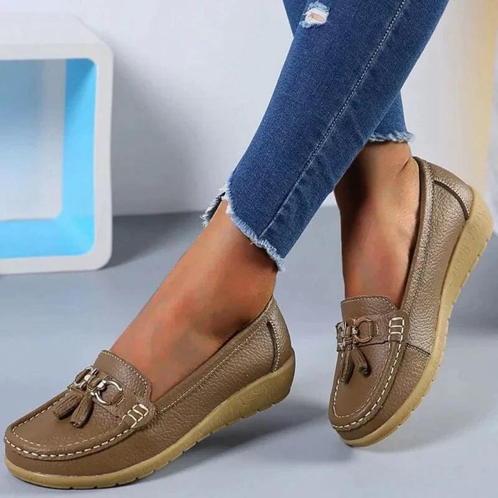 Avery Fringe Loafers