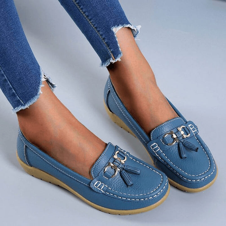 Avery Fringe Loafers