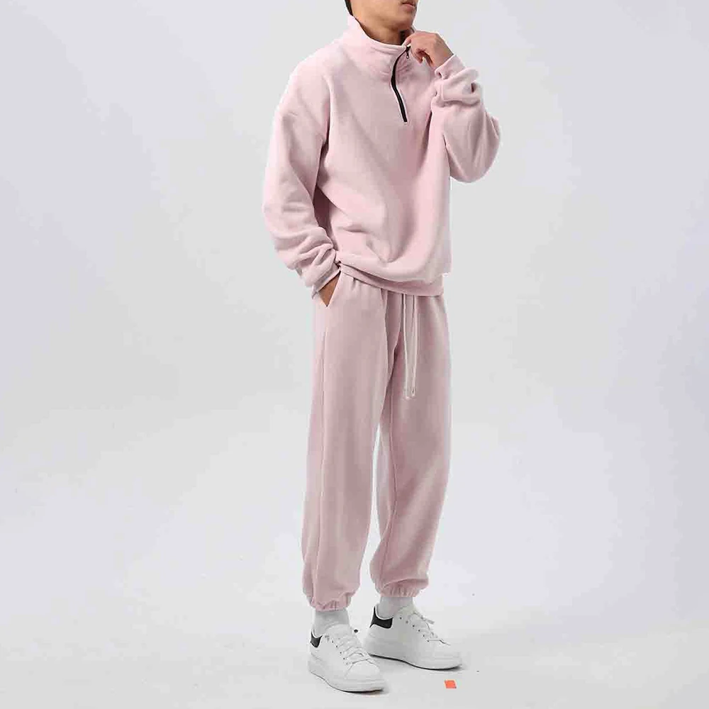 Hype Quarter-Zip Tracksuit Set