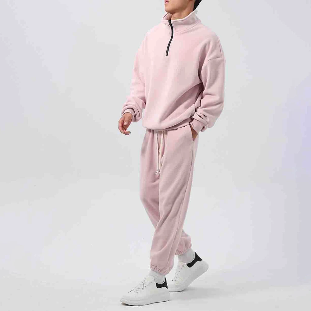 Hype Quarter-Zip Tracksuit Set