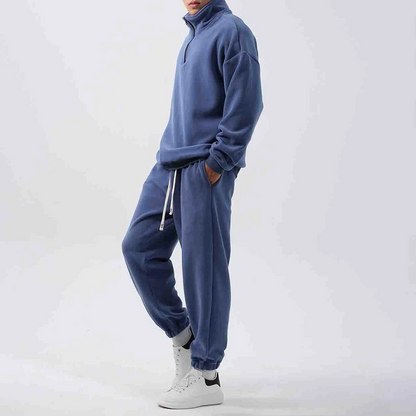 Hype Quarter-Zip Tracksuit Set