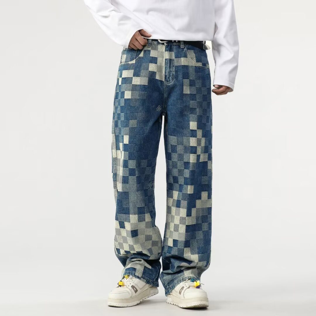 Pixelate Denim Jeans