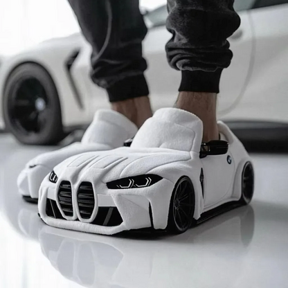 Racing-Inspired Plush Slippers