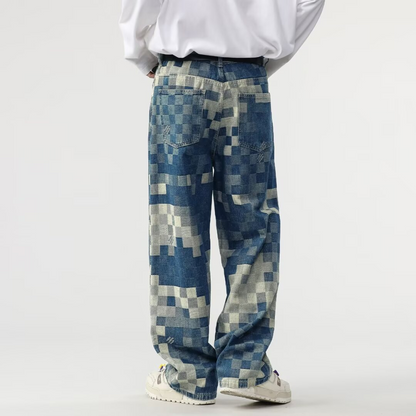 Pixelate Denim Jeans