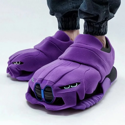 Racing-Inspired Plush Slippers