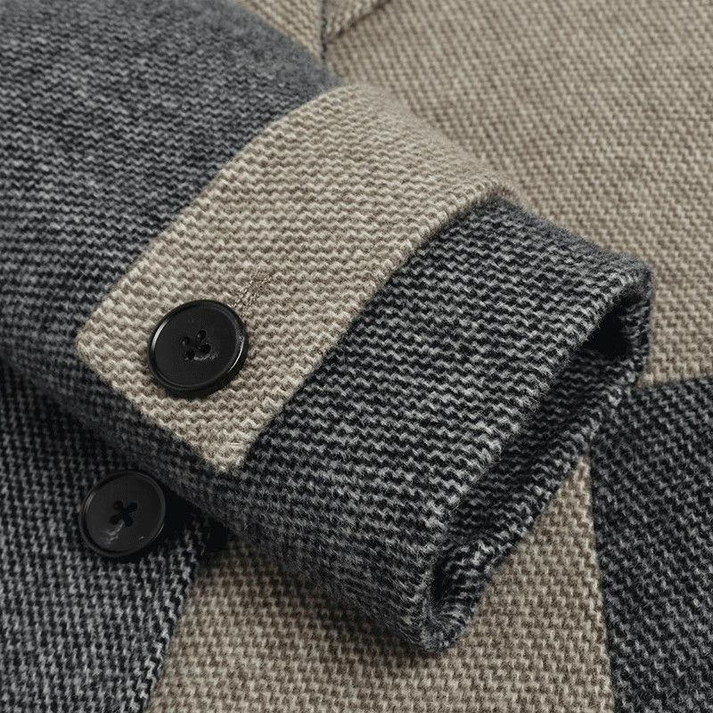 Verona Herringbone Wool Coat