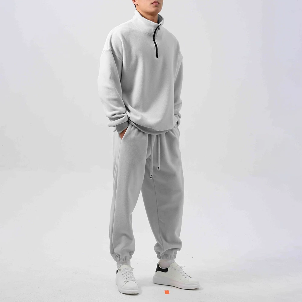 Hype Quarter-Zip Tracksuit Set