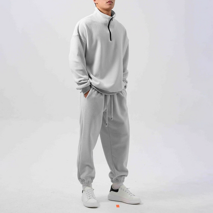 Hype Quarter-Zip Tracksuit Set