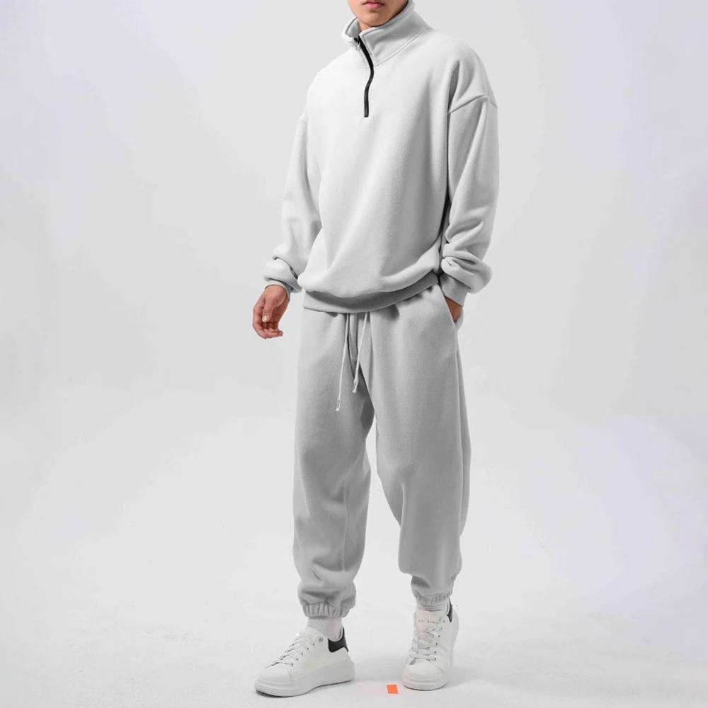 Hype Quarter-Zip Tracksuit Set