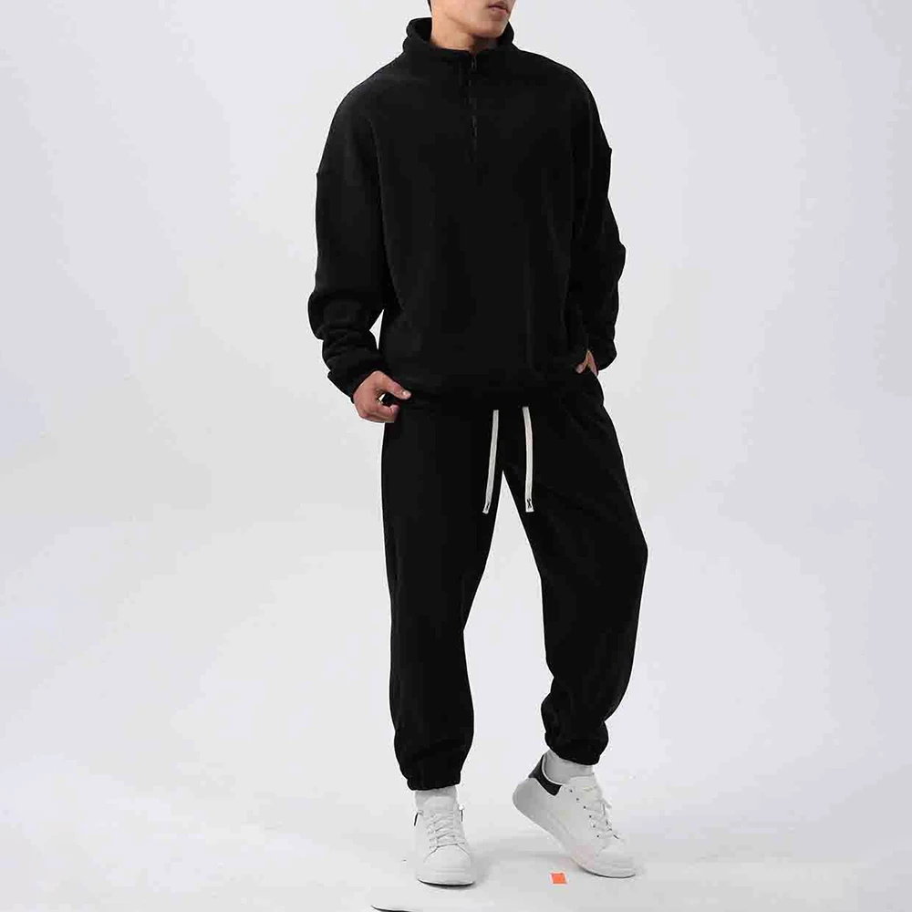 Hype Quarter-Zip Tracksuit Set