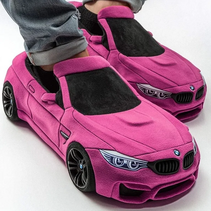 Racing-Inspired Plush Slippers